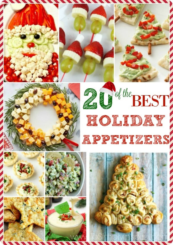 Christmas Themed Appetizers
 20 of the Best Holiday Appetizers To Simply Inspire