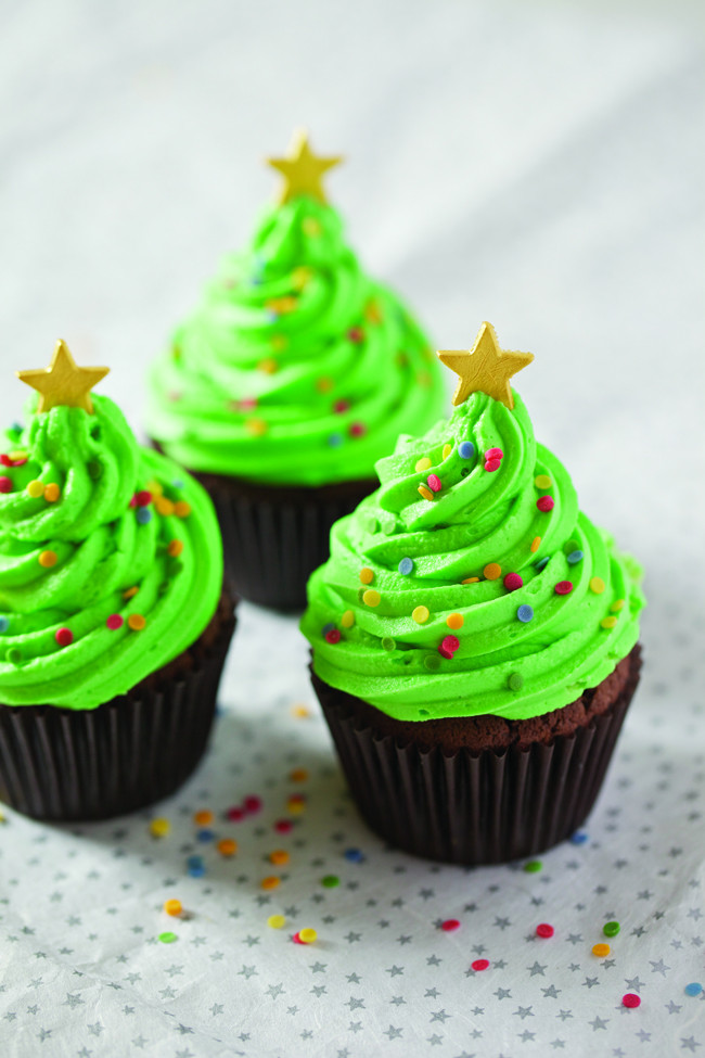 Christmas Tree Cupcakes
 Christmas Tree Cupcakes