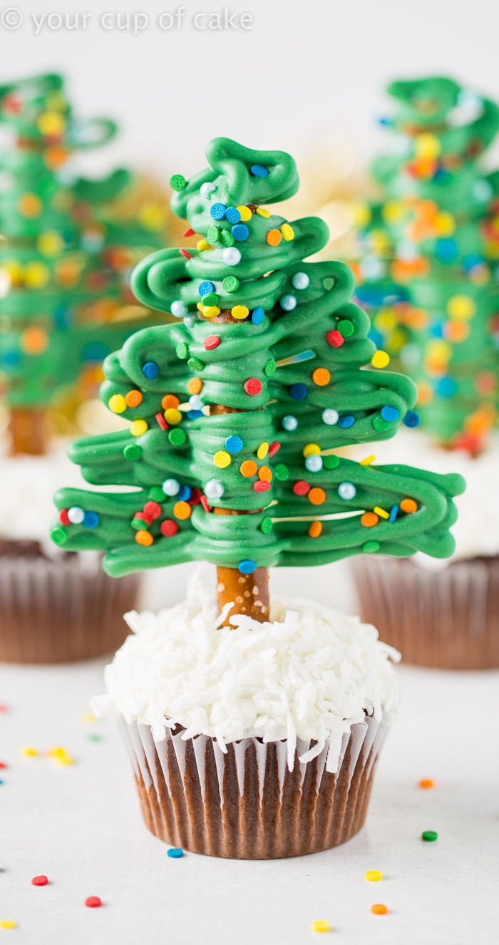Christmas Tree Cupcakes
 Easy Christmas Tree Cupcakes Your Cup of Cake