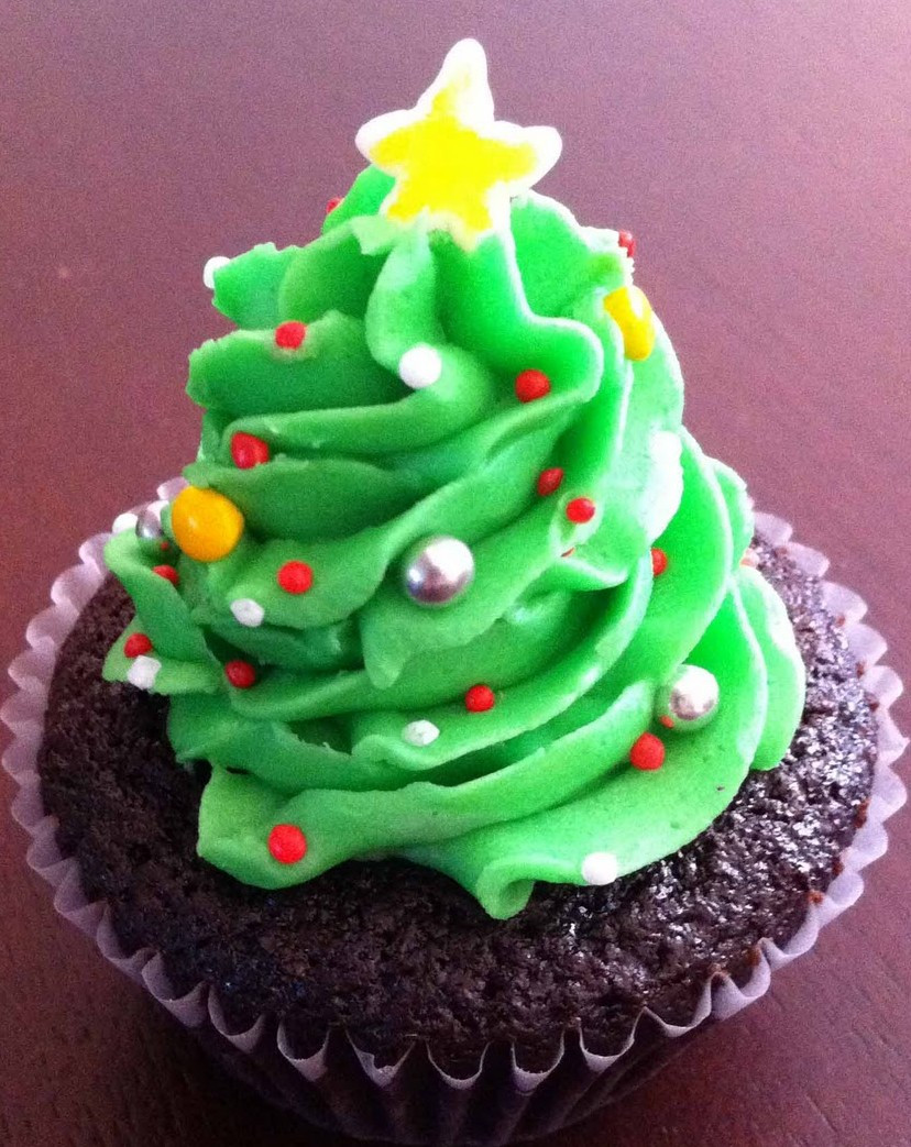 Christmas Tree Cupcakes
 Gluten Free Christmas Tree Cupcakes