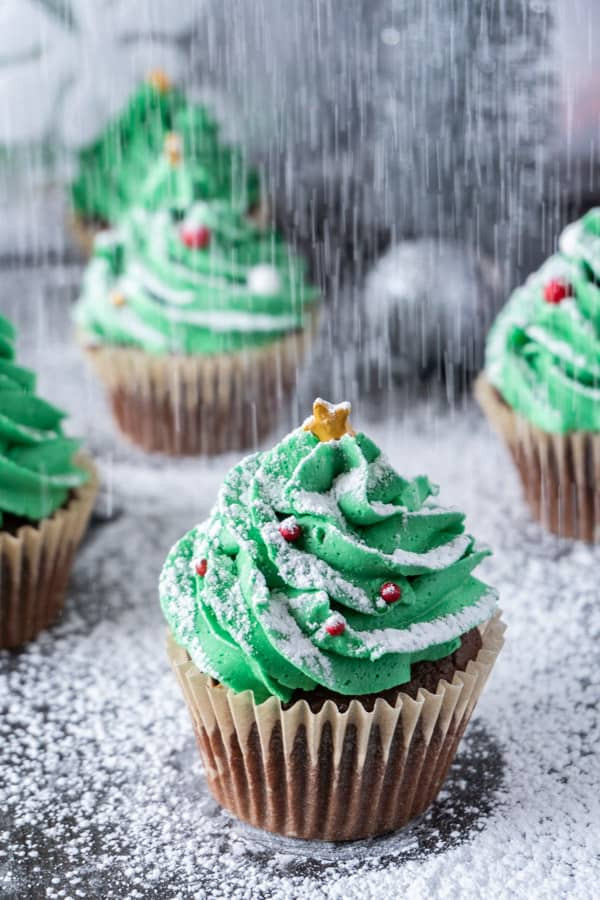 Christmas Tree Cupcakes
 Christmas Tree Cupcakes • A Table Full Joy