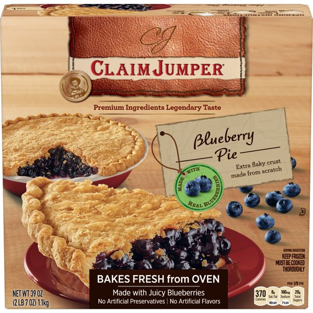 Claim Jumper Desserts
 Claim Jumper Blueberry Pie Frozen Dessert 39 Oz Walmart