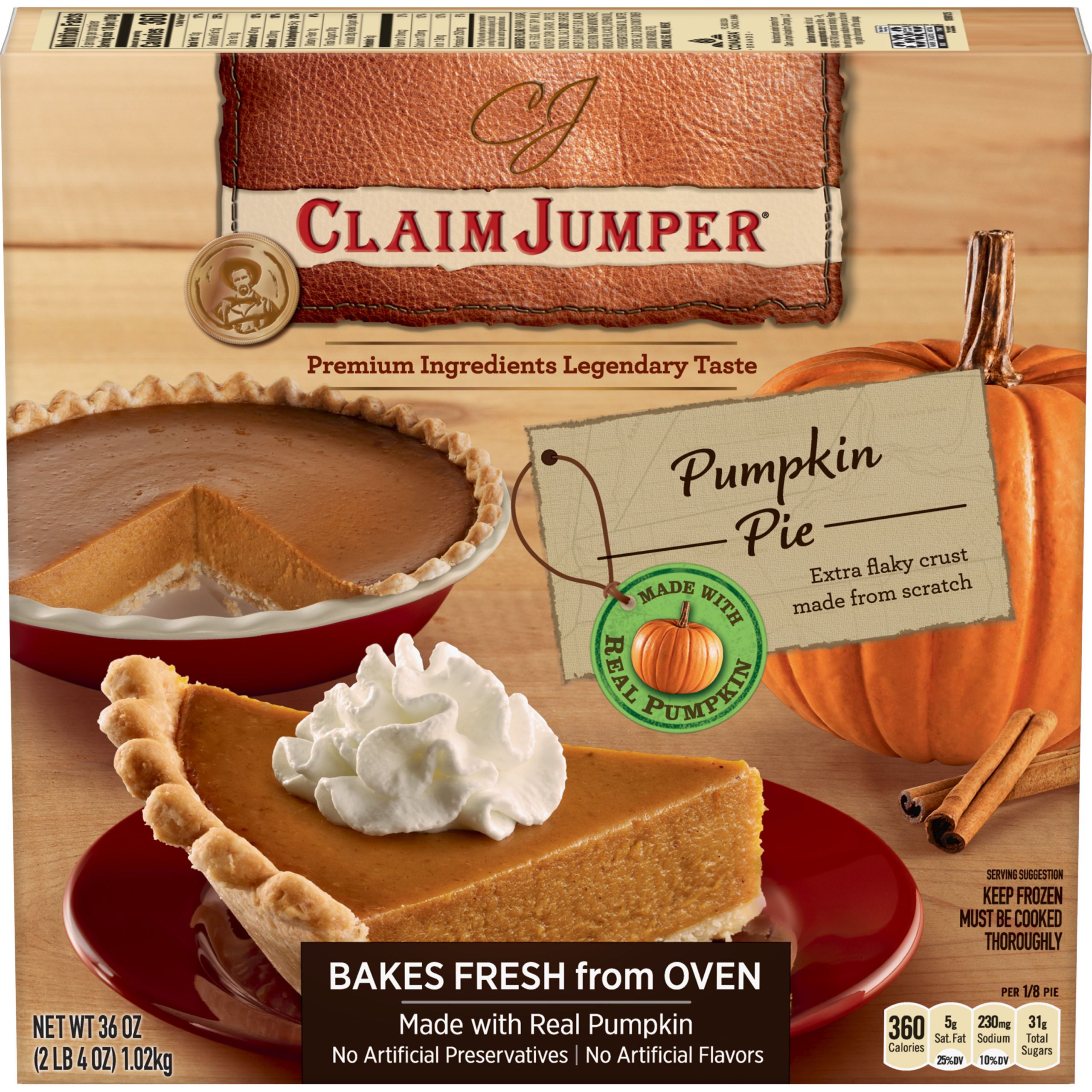 Claim Jumper Desserts
 Claim Jumper Pumpkin Pie Frozen Dessert 36 Oz Walmart