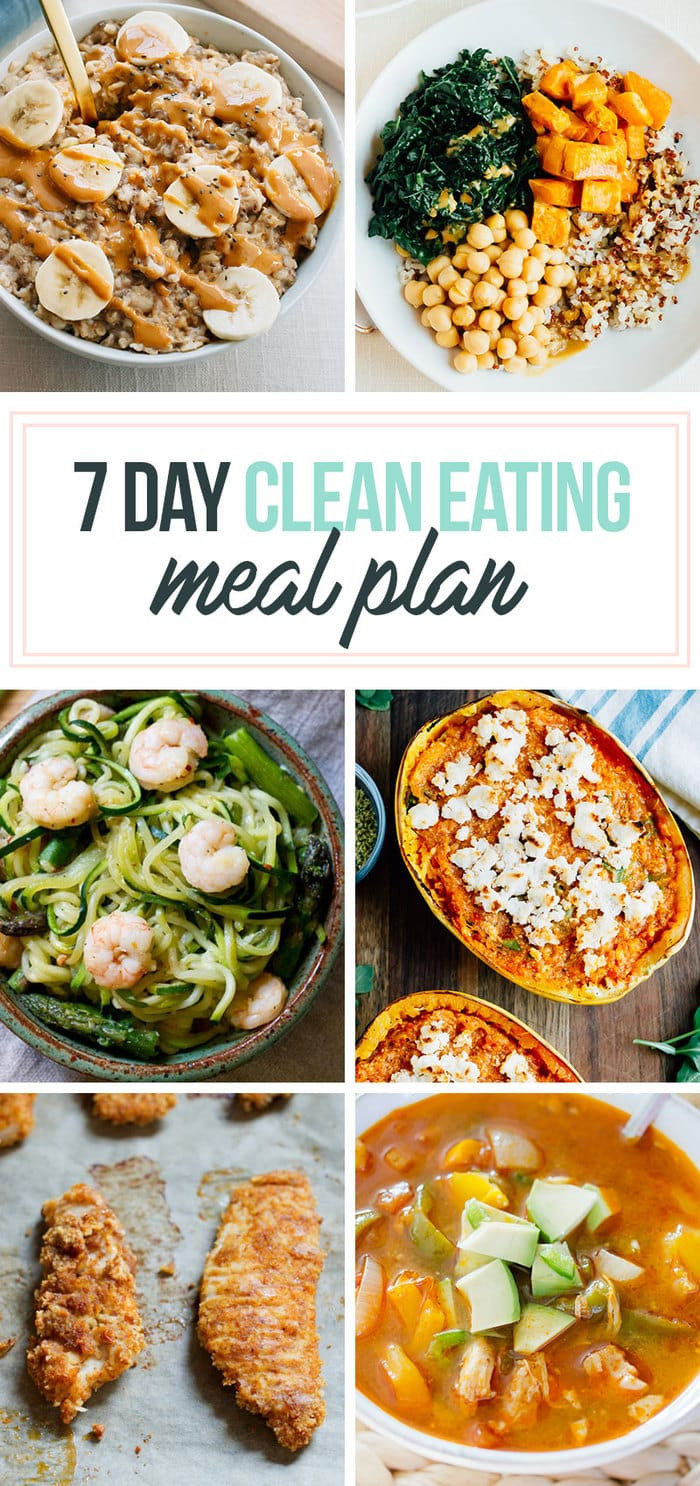 Clean Eating 7 Day Meal Plan
 7 Day Healthy Meal Plan & Shopping List