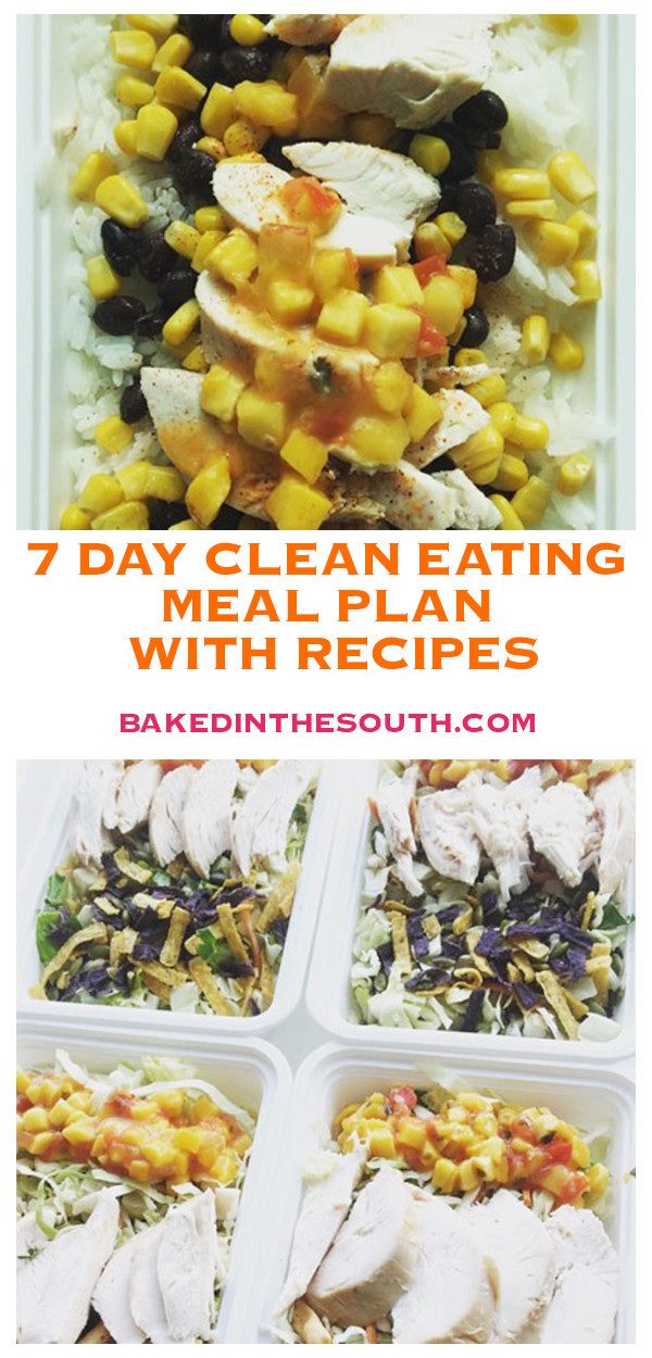 Clean Eating 7 Day Meal Plan
 7 Day Clean Eating Meal Plan with Recipes & Printable