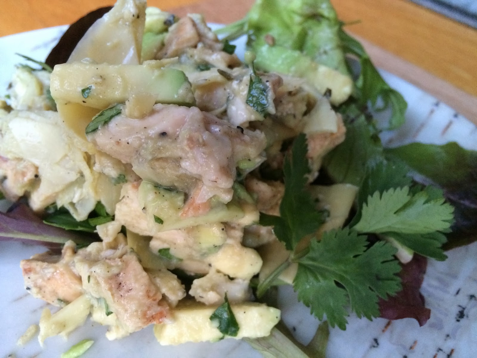 Clean Eating Chicken Salad
 Top Ate on Your Plate Clean Eating Avocado Chicken Salad