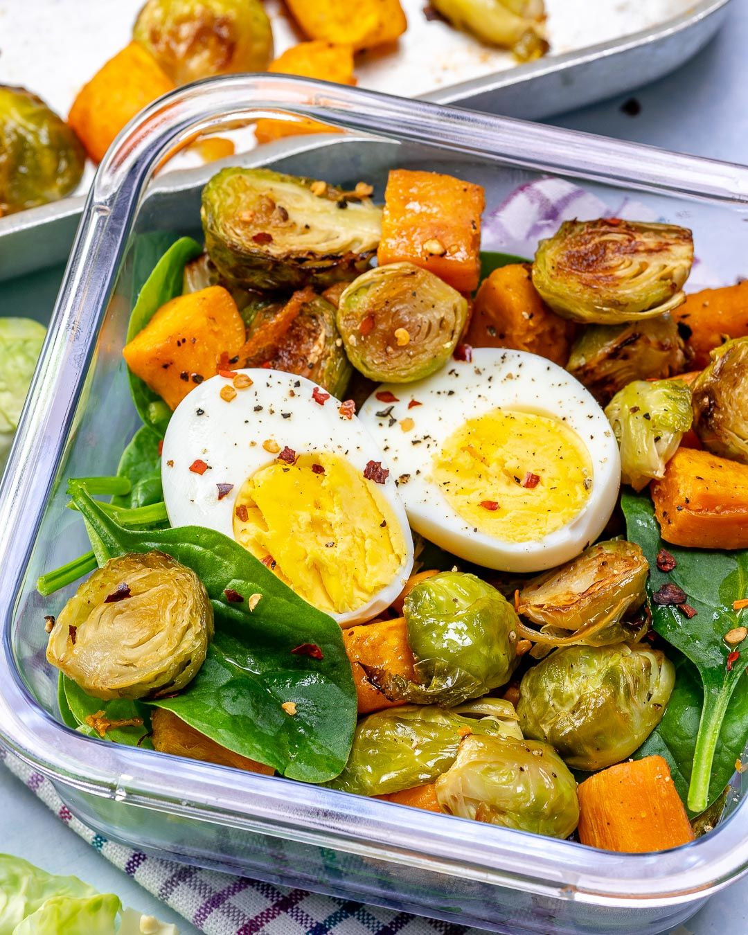 Clean Eating Recipes Breakfast
 Egg Roasted Veggie Breakfast Boxes Recipe