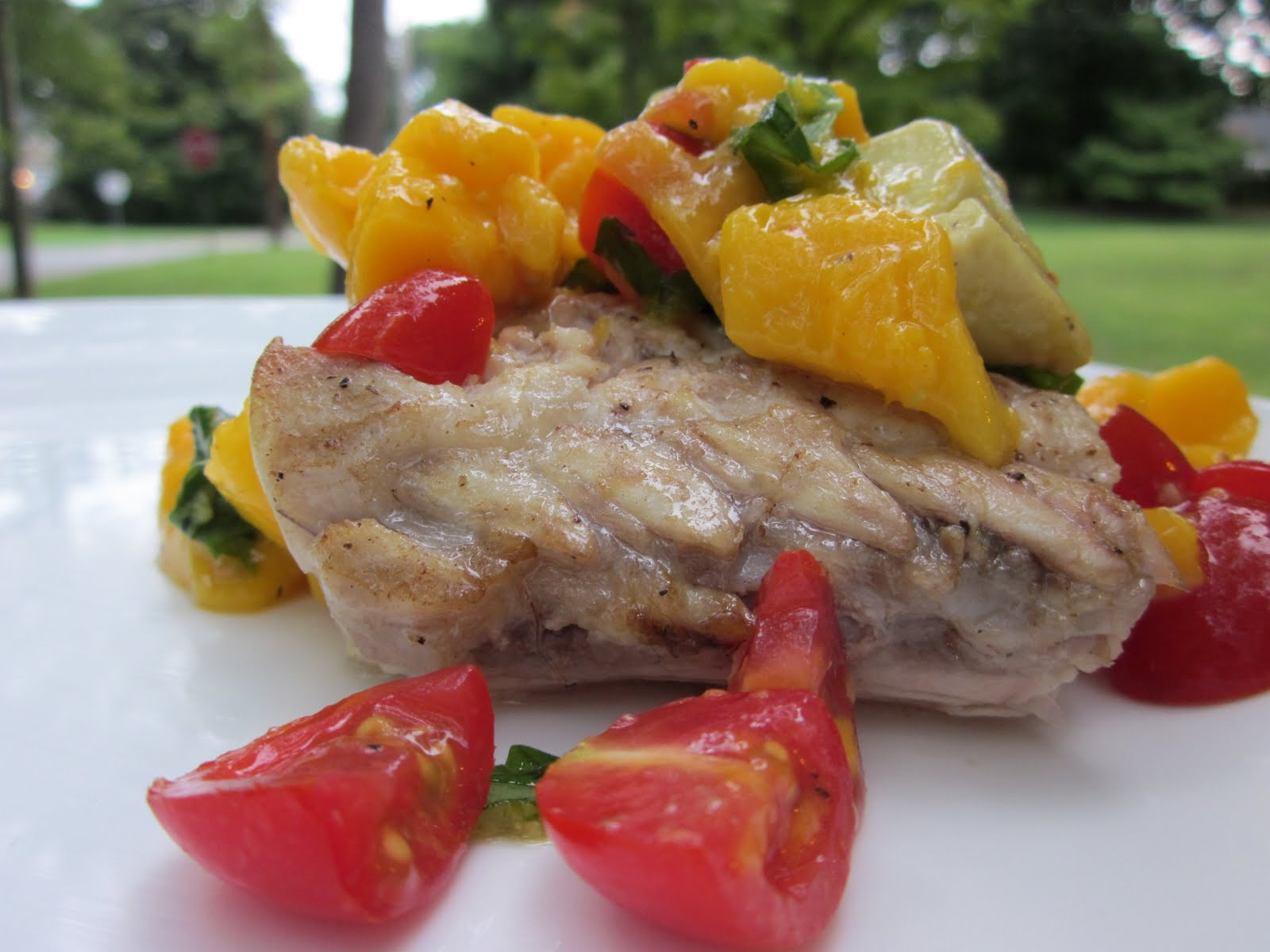 Cobia Fish Recipes
 4 the love of feasting Grilled Cobia with Mango Avocado Salsa