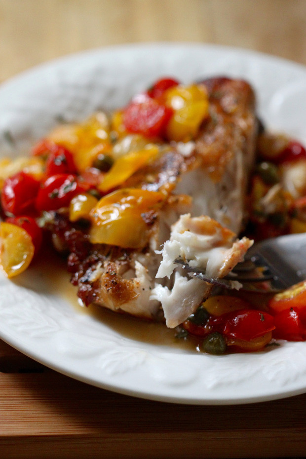 Cobia Fish Recipes
 Sautéed Cobia with Tomatoes and Capers
