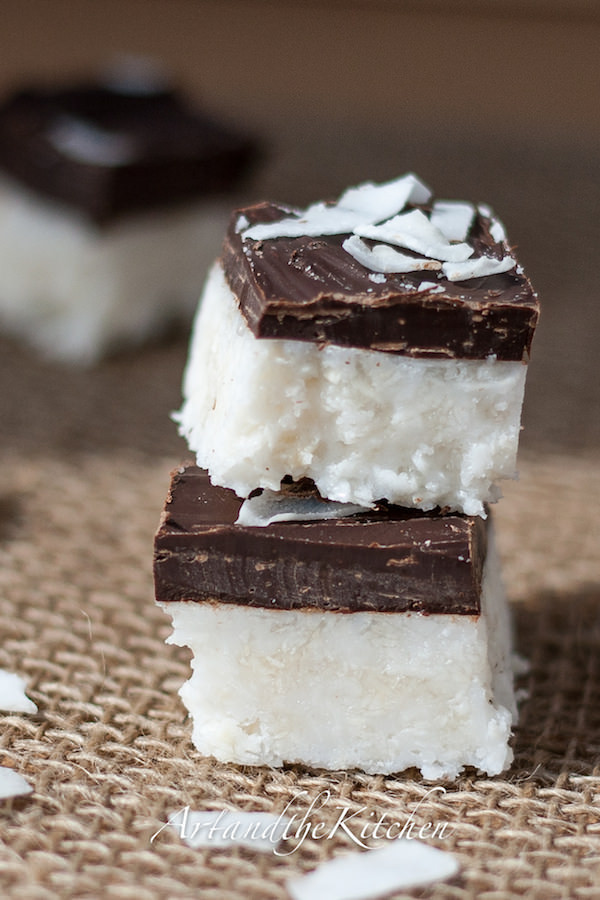 Coconut Candy Recipes
 Chocolate Covered Coconut Bars