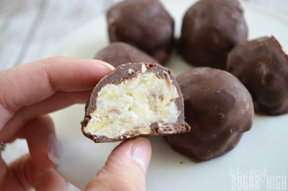 Coconut Candy Recipes
 Easy Coconut Chocolate Balls — Oh My Sugar High
