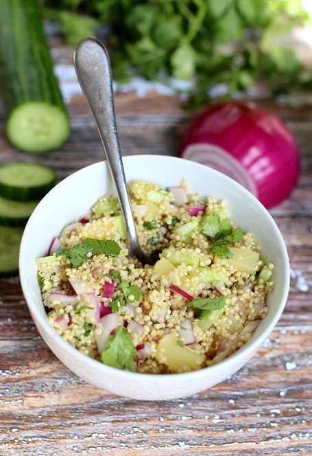 Cold Quinoa Salad Recipes
 Cold Quinoa Salad Recipe Clean Simple and A Crowd Pleaser