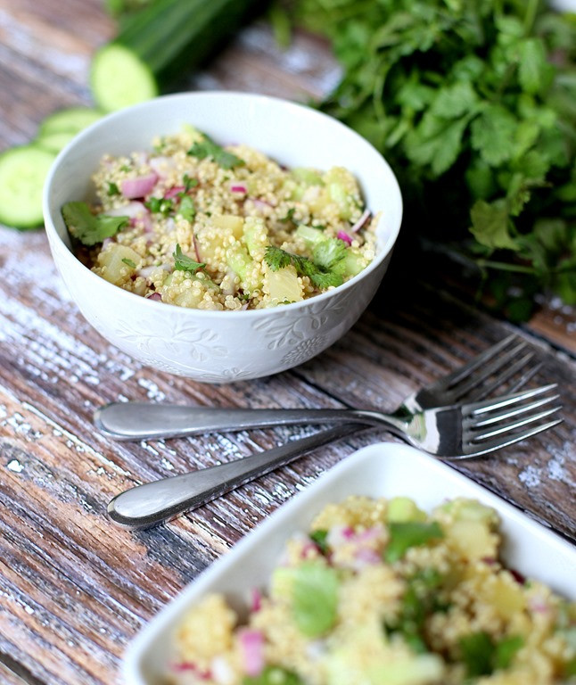 Cold Quinoa Salad Recipes
 Cold Quinoa Salad Recipe Clean Simple and A Crowd Pleaser