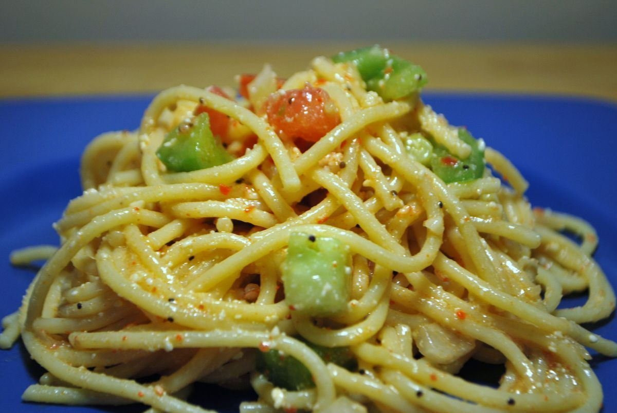 Cold Spaghetti Salad
 Time to cool down Spaghetti Salad SavoryReviews