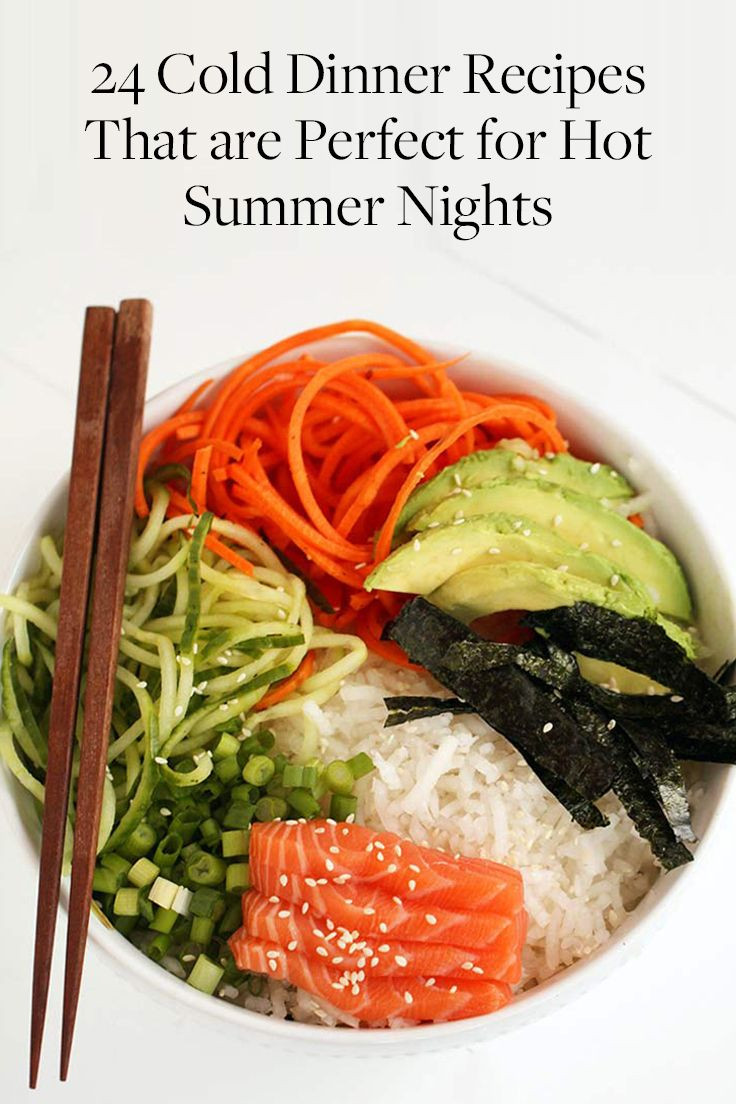 Cold Summer Dinners
 The 25 best Cold summer dinners ideas on Pinterest