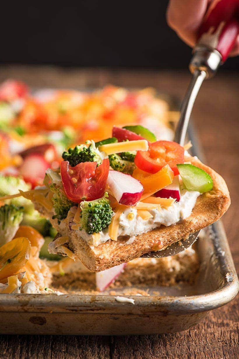 Cold Veggie Pizza Appetizer
 Cold Veggie Pizza An easy crowd pleasing appetizer
