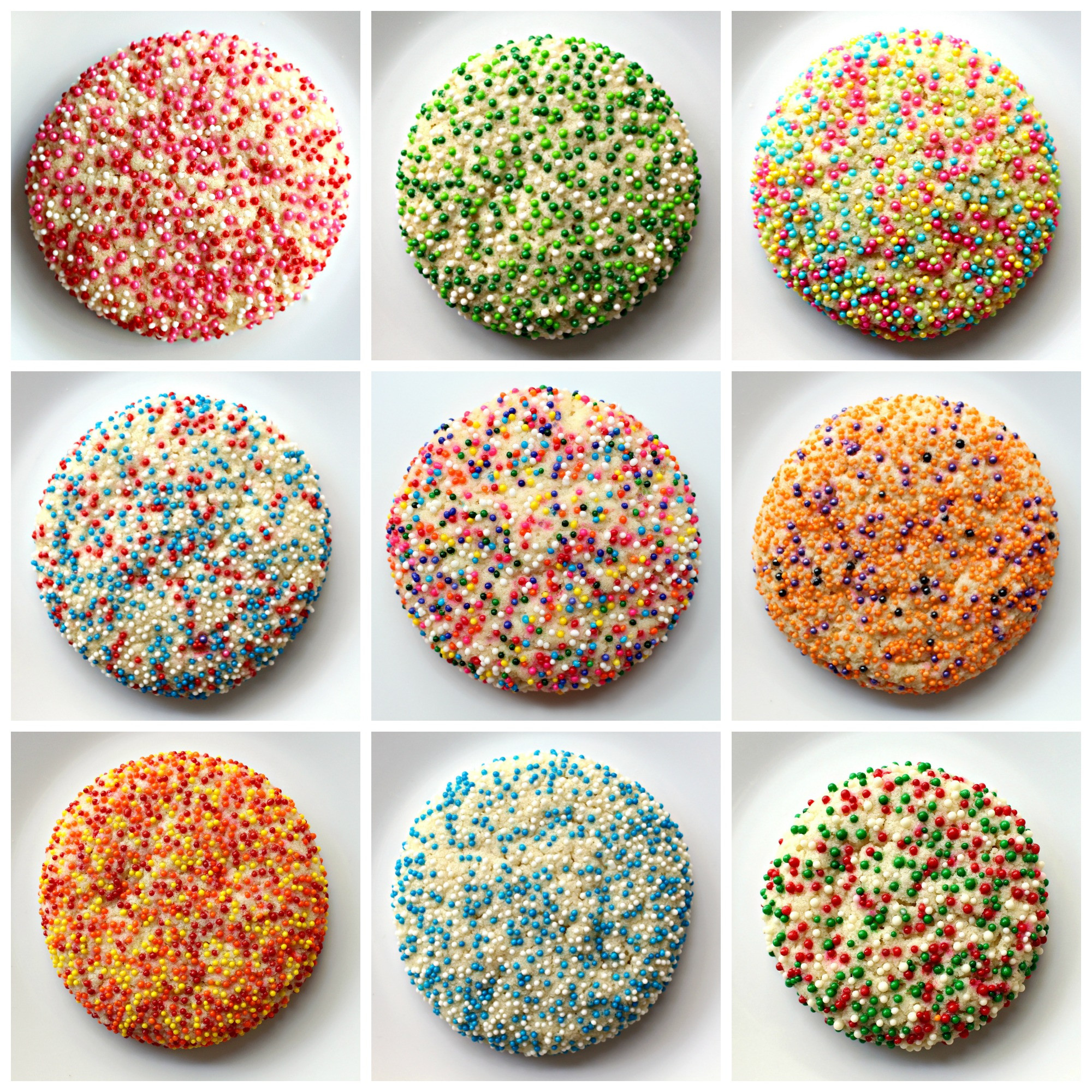 Colored Sugar Cookies
 Sprinkle Sugar Cookies The Monday Box