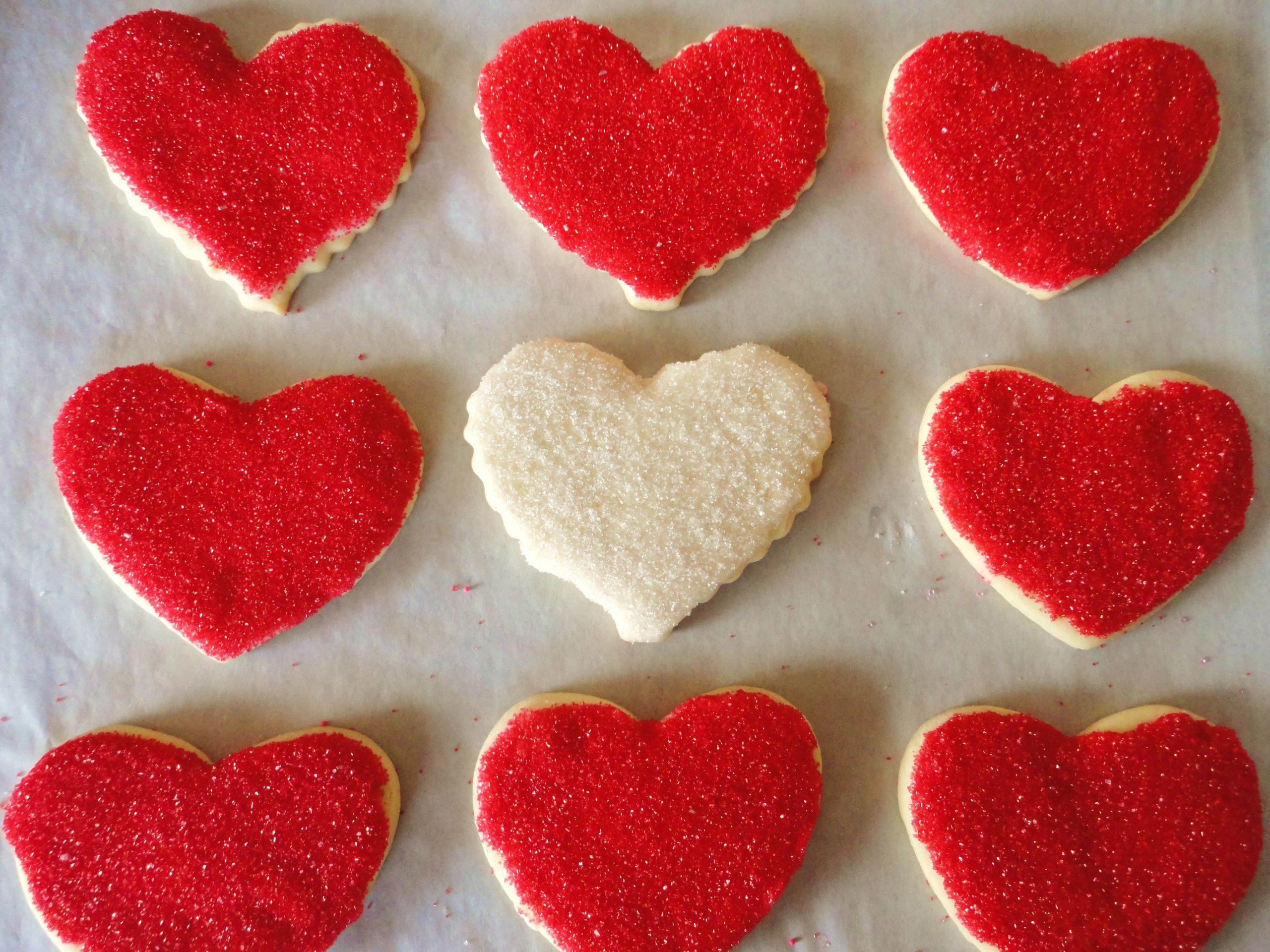 Colored Sugar Cookies
 I Heart Valentine s Sugar Cookies From a Love Affair to a