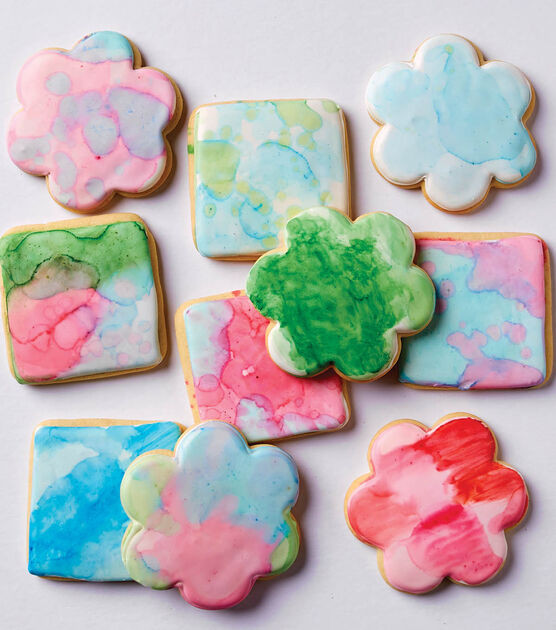 Colored Sugar Cookies
 How To Make Water Colored Sugar Cookies