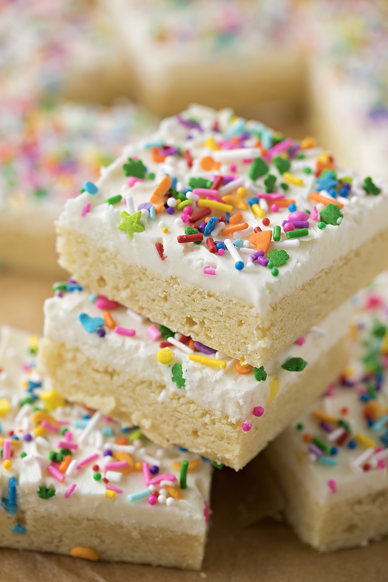 Colored Sugar Cookies
 Soft Frosted Sugar Cookie Bars 6 Life Made Simple
