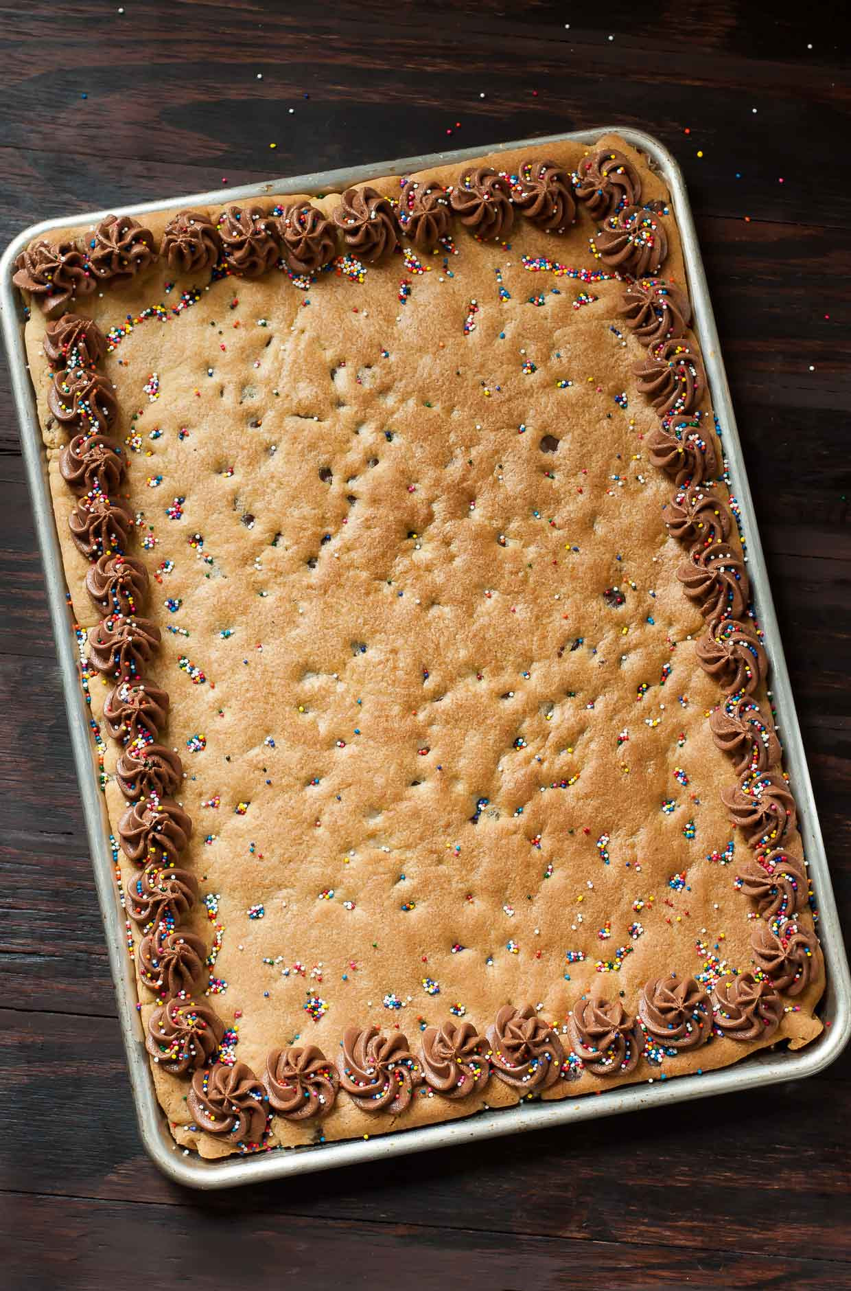 Cookie Cake Recipe
 Sheet Pan Cookie Cake Recipe Peas And Crayons