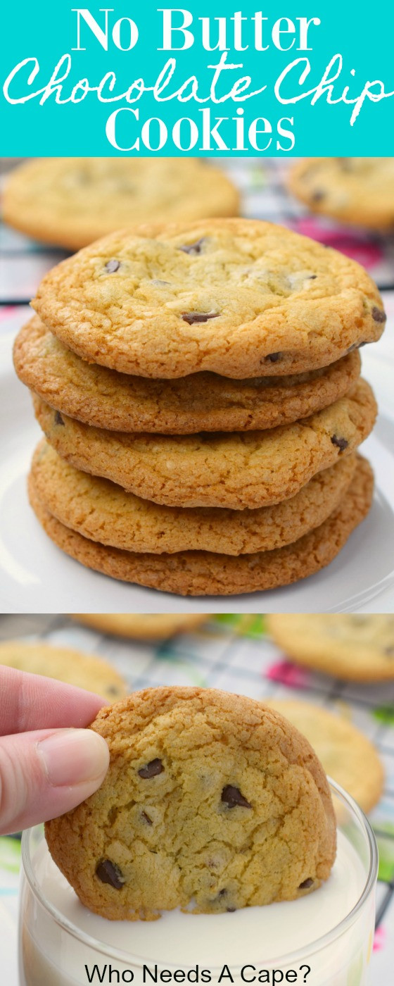 Cookies Without Butter
 No Butter Chocolate Chip Cookies