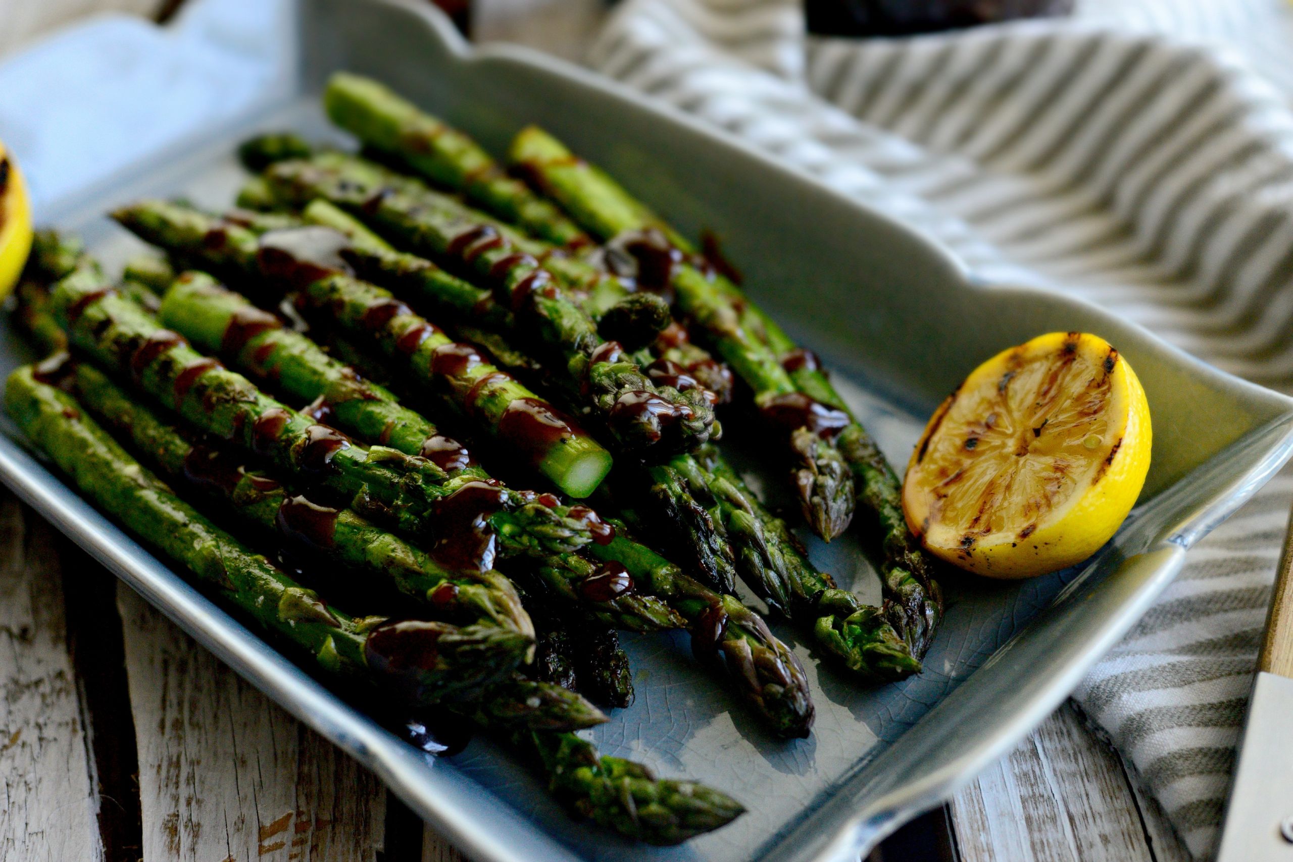 Cooking Asparagus On The Grill
 Simply Scratch Grilled Asparagus with Balsamic Honey Dijon