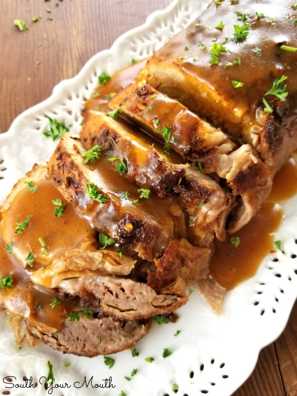 Cooking Pork Loin In Slow Cooker
 South Your Mouth Butter Braised Slow Cooker Pork Roast