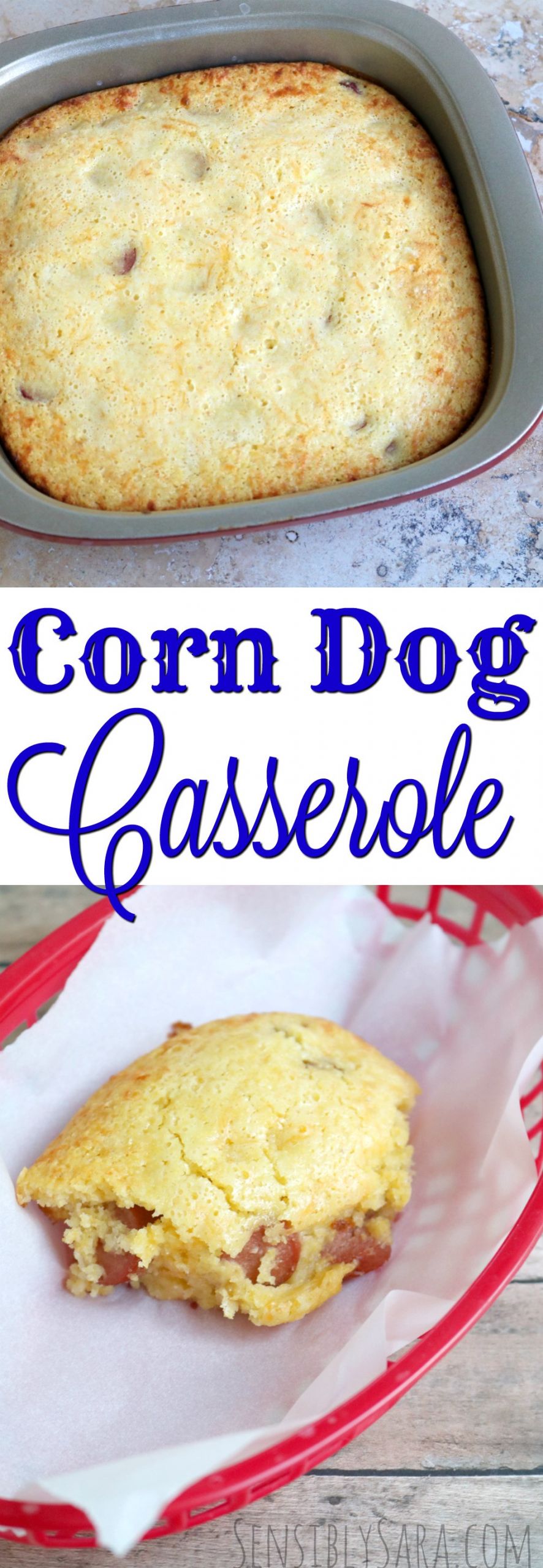 Corn Dog Casserole
 Try this Tasty Kid Friendly Corn Dog Casserole Recipe