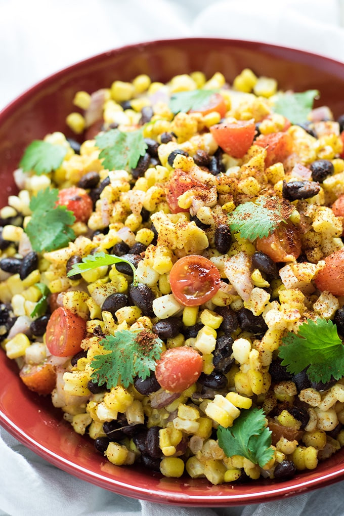 Corn Salad With Black Beans
 Mexican Corn and Black Bean Salad The Salty Marshmallow