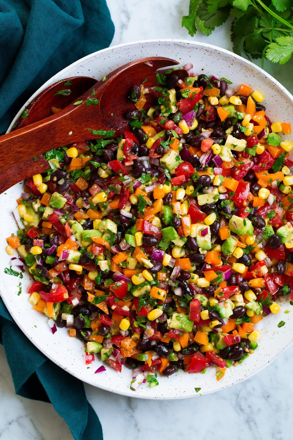 Corn Salad With Black Beans
 Black Bean and Corn Salad Cooking Classy