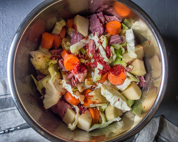 Corned Beef And Cabbage Stew
 Instant Pot Corned Beef and Cabbage Stew Went Here 8 This