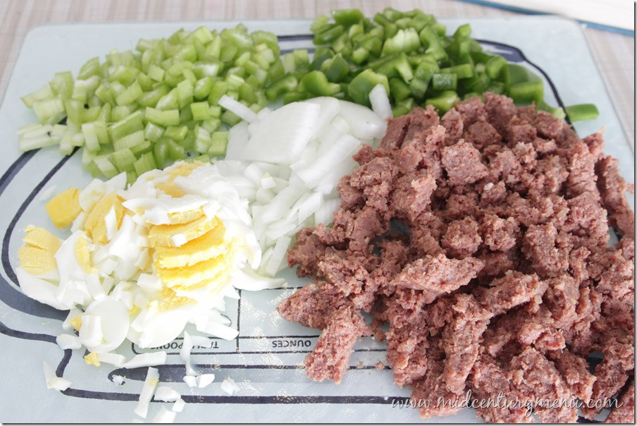 Corned Beef Salad
 Hearty Corned Beef Salad – A Mid Century St Patrick’s Day