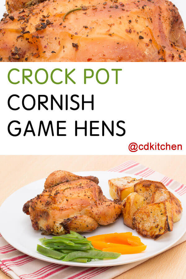 Cornish Game Hens Crockpot Recipes
 Crock Pot Cornish Game Hens Recipe