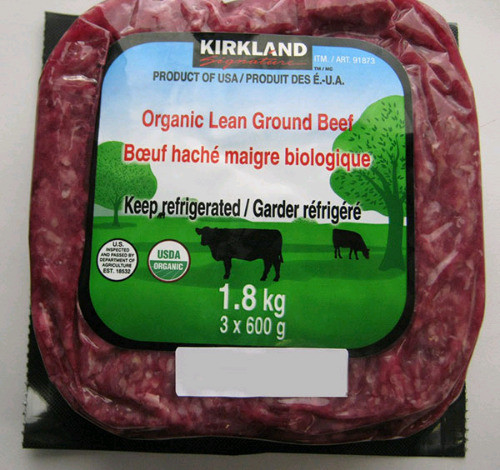 Costco Organic Ground Beef
 Costco Organic Lean Ground Beef Recalled Due to E coli