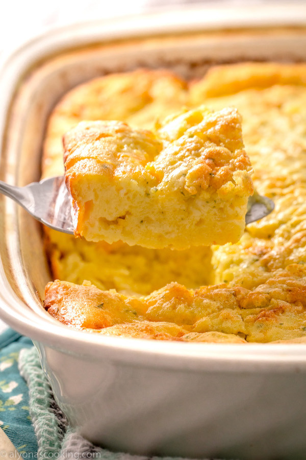 Cottage Cheese Breakfast Recipes
 Breakfast Casserole with Eggs and Cottage Cheese