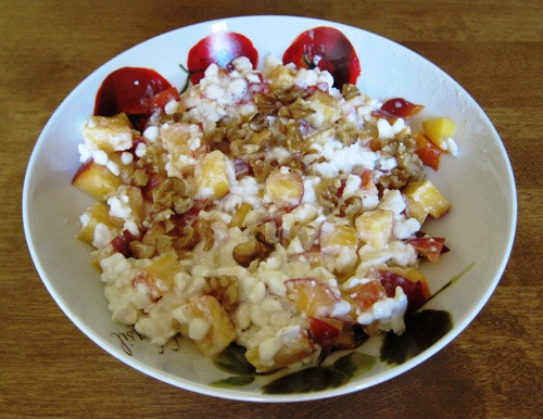 Cottage Cheese Breakfast Recipes
 Cottage Cheese With Peach And Walnuts – Melanie Cooks
