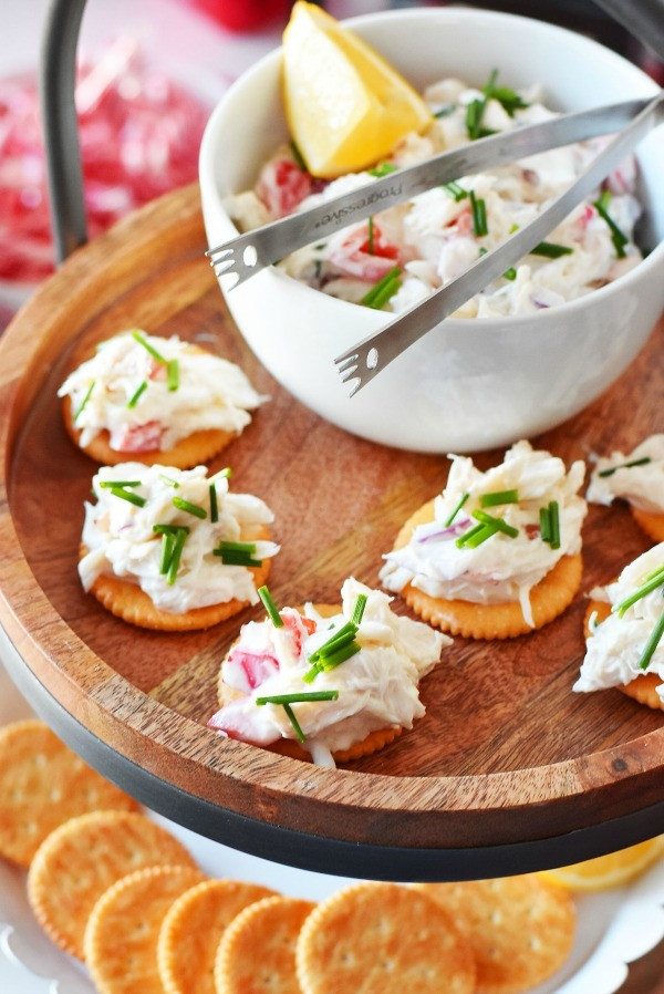 Crab Meat Appetizer Recipe
 Real Crab Meat Salad Cracker Appetizer [So Easy and Delicious]