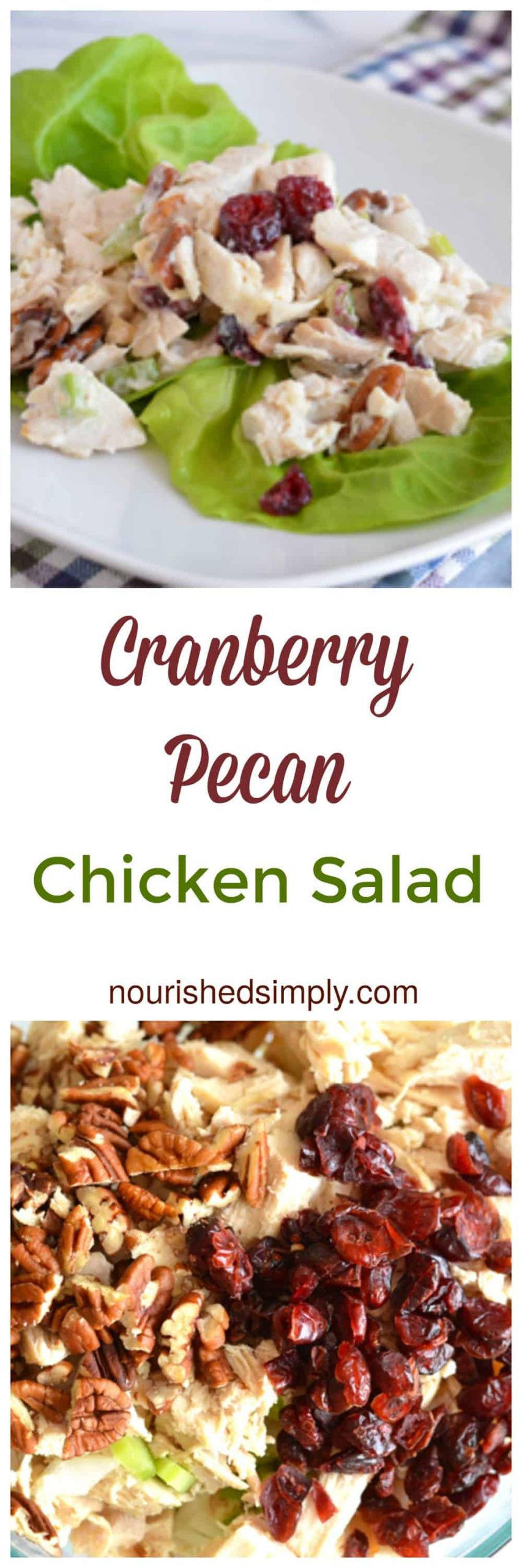 Cranberry Pecan Chicken Salad
 Cranberry Pecan Chicken Salad Nourished Simply