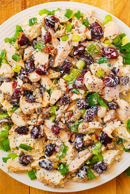 Cranberry Pecan Chicken Salad
 Cranberry Pecan Chicken Salad with Poppy Seed Dressing