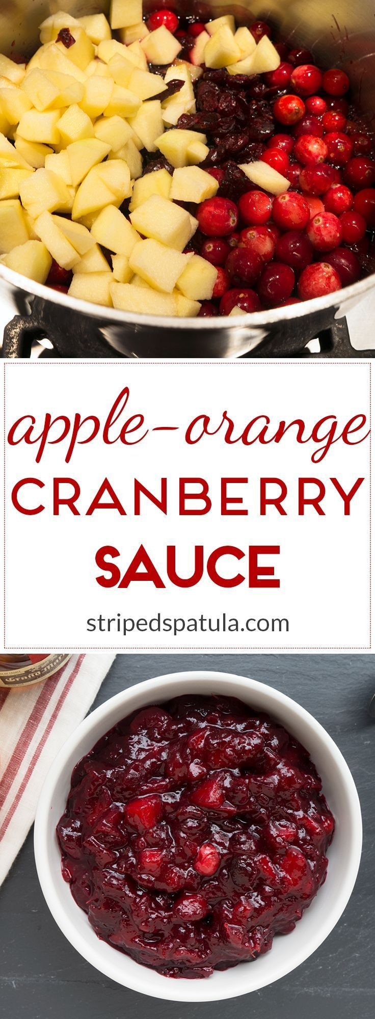 Cranberry Sauce Thanksgiving Side Dishes
 Apple Orange Cranberry Sauce Recipe