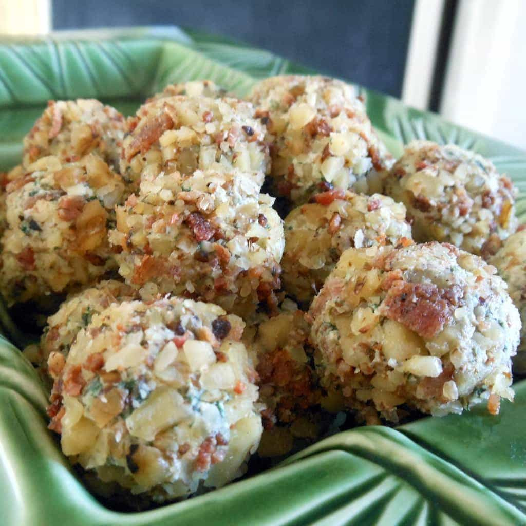 Cream Cheese Balls Appetizers
 Bite Size Bacon Spinach Cheese Balls Sugar Dish Me