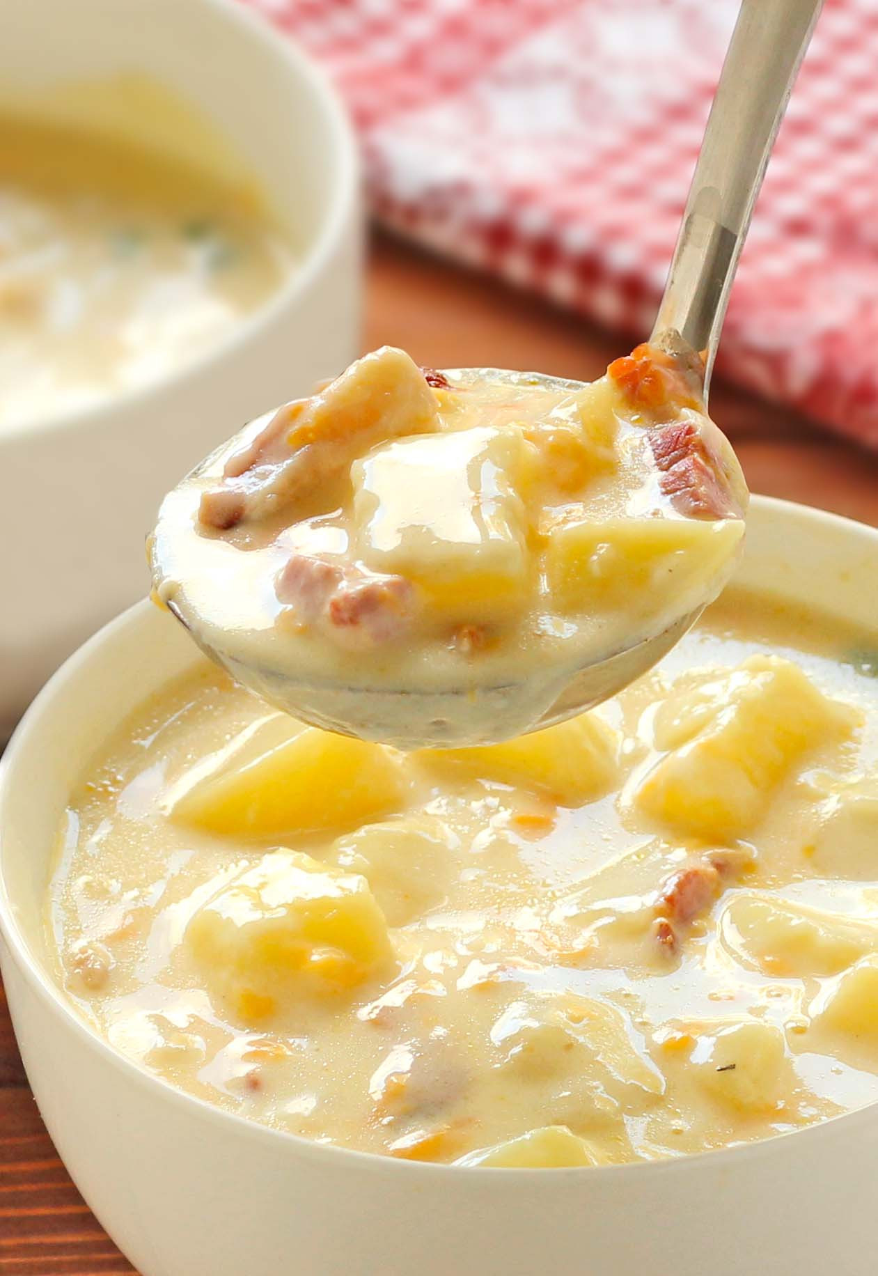 Cream Cheese Potato Soup
 Creamy Potato Soup Sugar Apron