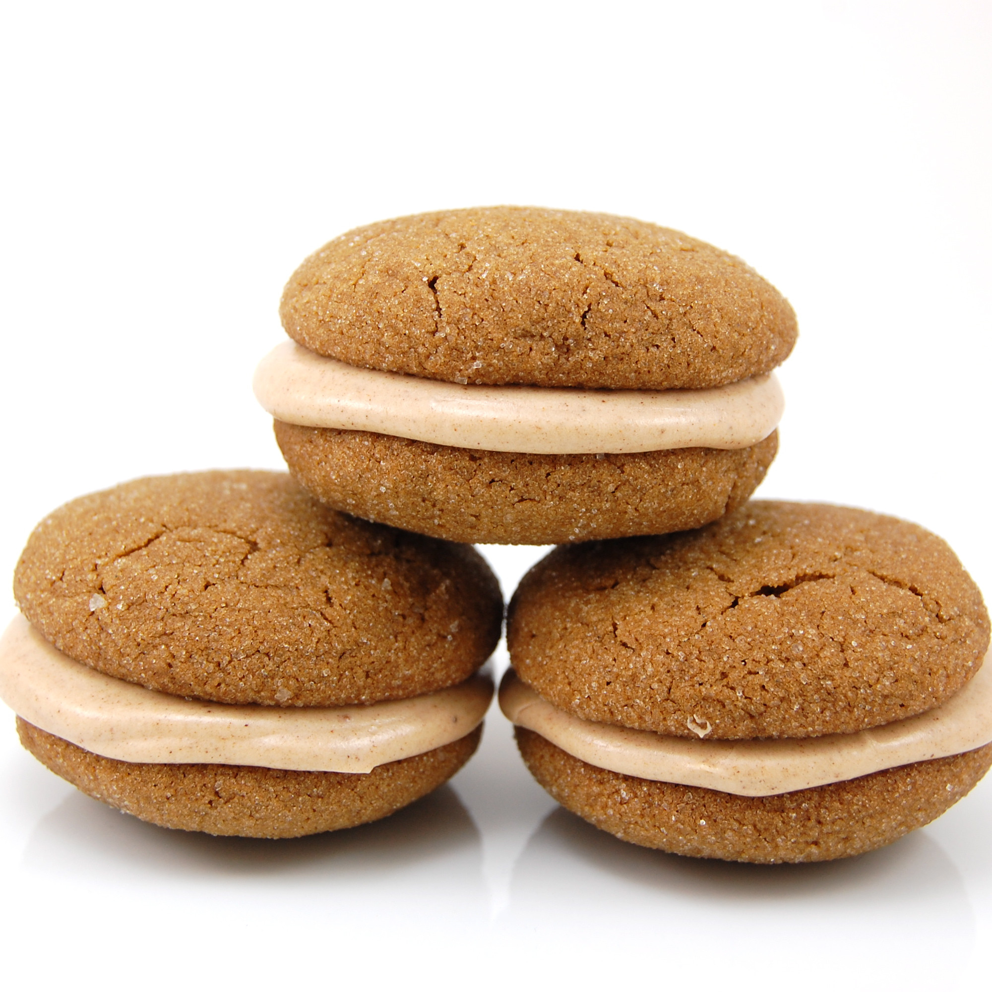 Cream Filled Cookies
 Ginger Sandwich Cookies with Cinnamon Cream Filling