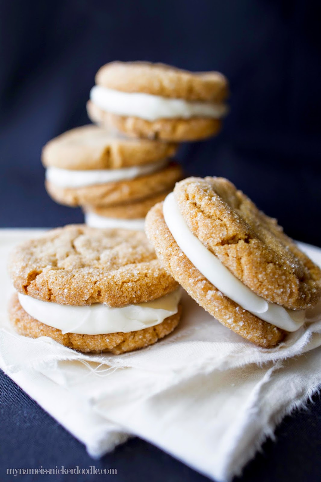 Cream Filled Cookies
 My Name Is Snickerdoodle Soft And Chewy Ginger Sandwich