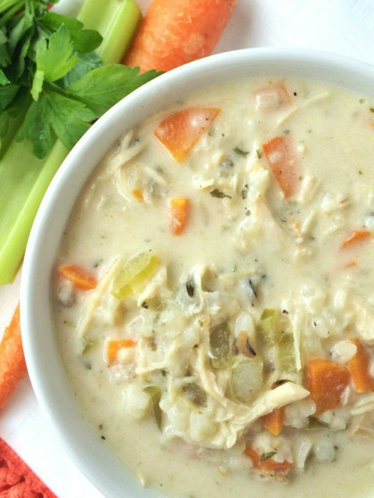 Cream Of Chicken And Rice Soup
 Creamy Chicken Wild Rice Soup To her as Family
