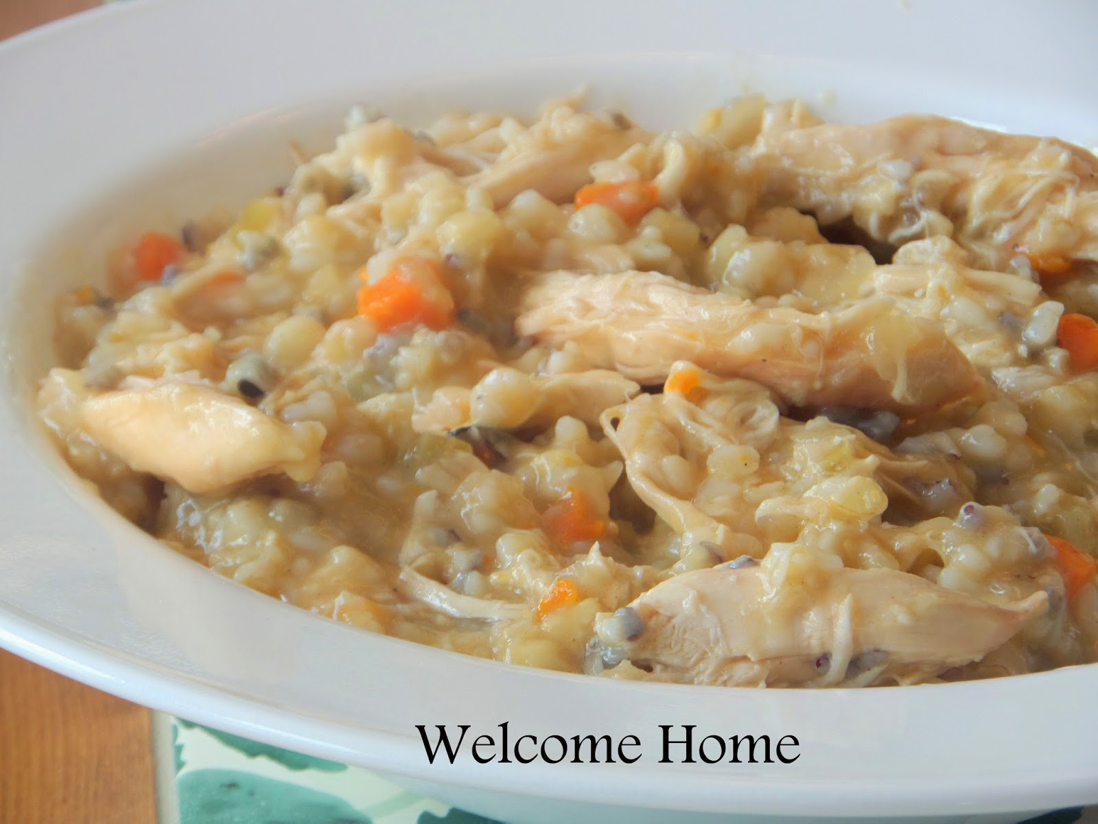 Cream Of Chicken And Rice Soup
 Wel e Home Blog ♥ Cream of Turkey and Rice Soup