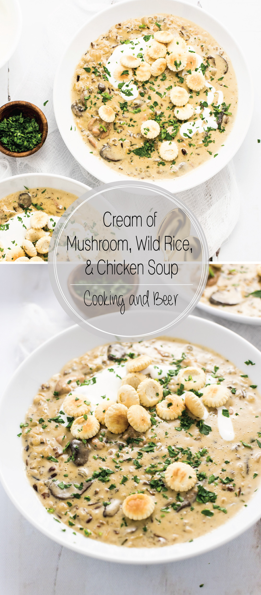 Cream Of Chicken And Rice Soup
 Cream of Mushroom Wild Rice and Chicken SoupCooking and Beer