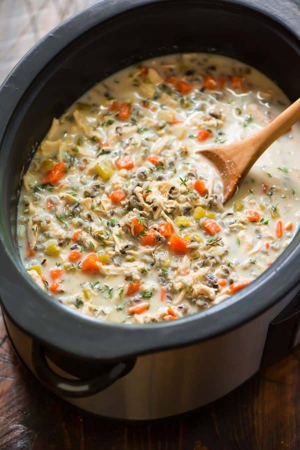 Cream Of Chicken And Rice Soup
 Creamy Chicken and Wild Rice Soup