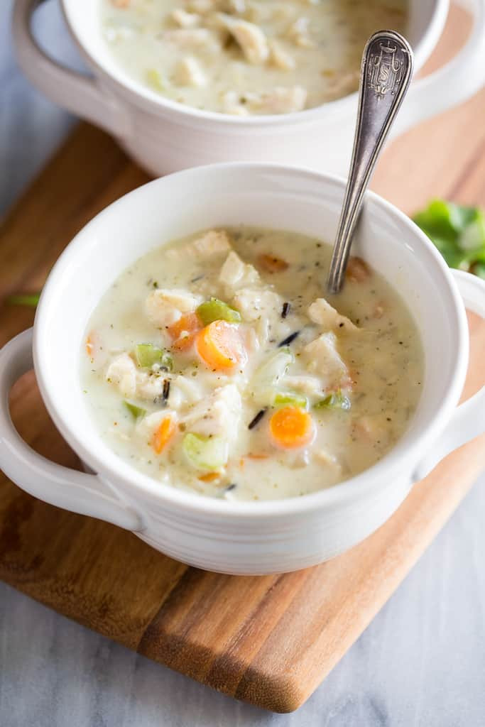 Cream Of Chicken And Rice Soup
 Creamy Chicken and Wild Rice Soup Tastes Better From Scratch